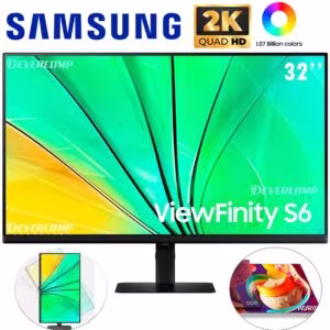 Monitor Samsung S6 32' LS32D600EALXPE 2K QHD IPS HDR10