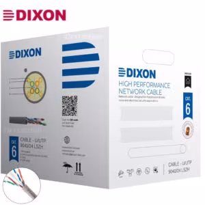 Cable Utp Red Dixon CAT6 4Px24AWG 305MTS Cobre