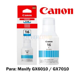 Tinta Canon GI-16 C Cian GX6010 / GX7010 135ml