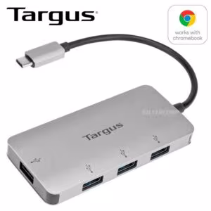 Hub USB-C Targus 4 Port USB-A 3.0 Gray