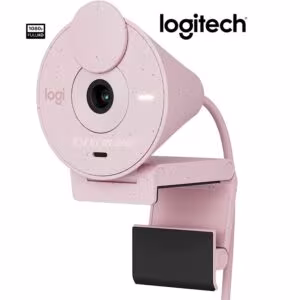 Cámara Logitech Brio 300 FHD 1080P USB-C Rosa