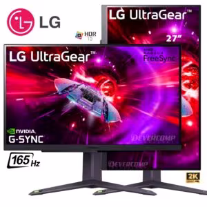 Monitor LG UltraGear 27GR75Q-B 27' IPS 2K 165Hz HDMI / DP