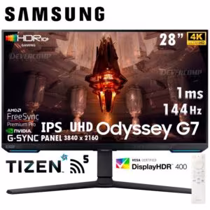 Monitor Samsung Odyssey G7 28" IPS UHD 4K 144Hz