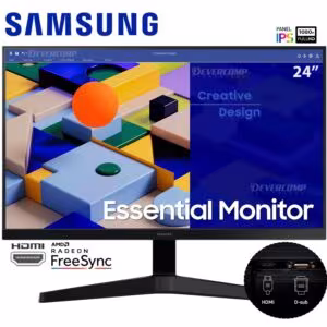 Monitor Samsung 24" LS24C310EALXPE IPS Full Hd 75Hz HDMI