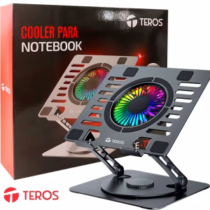 Cooler para Laptop Teros TE-7132N RGB Hasta 15.6" Giratorio