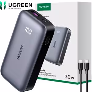 Power Bank UGREEN PB502 10000mAh 30W Carga Rápida 30W USB-C