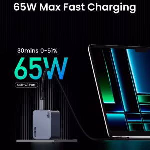 Cargador UGREEN Nexode Pro 65W GaN X755-25870 USB-C 3 Puertos al mejor precio en Lima con envíos a todo el Perú