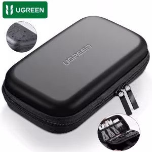 Estuche UGREEN 40707 para Disco Duro y Accesorios Resistente a Golpes, Portátil