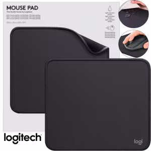 Pad Mouse Logitech Studio Series 20 x 23cm Anti-Salpicaduras Black