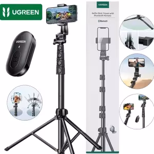 trípode selfie stick bluetooth UGREEN LP680