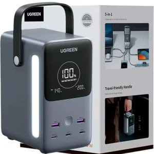 Power bank UGREEN 300W PB770 48000mAh LiFePO4 5 puertos