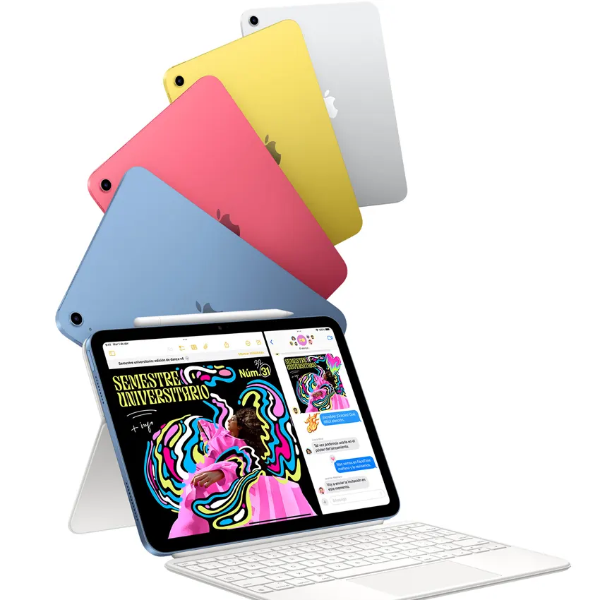 iPad A16 Apple 2025 128GB Wi-Fi rosa azul plata amarillo