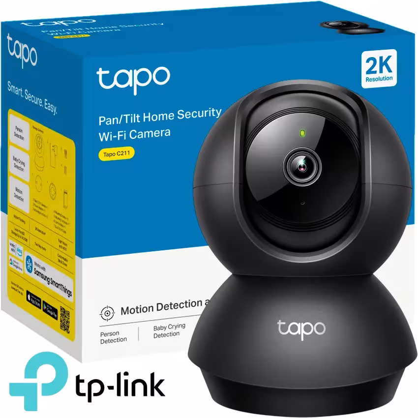 Camara seguridad Tapo C211 2K 3MP Pan Tilt 360 WiFi TP-Link 1770500258