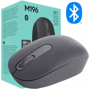 Mouse Logitech M196 Bluetooth Black compacto 1000 DPI