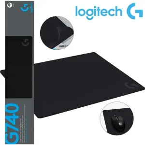 Mouse pad Logitech G740 gaming tela gruesa 5mm 460x400mm negro