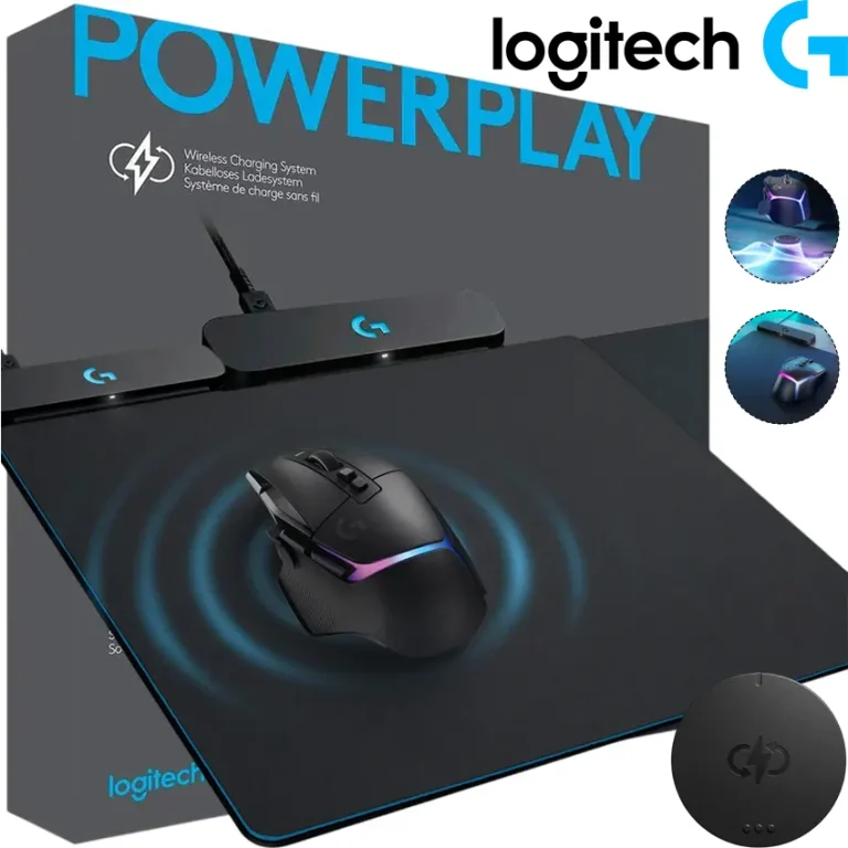 Mousepad Logitech G PowerPlay 2 carga inalambrica LIGHTSPEED negro 947-000002