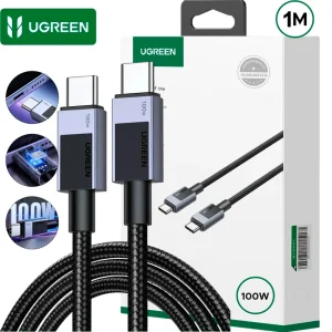 Cable USB-C UGREEN L512 45063 100W PD E-Marker gris espacial 1m