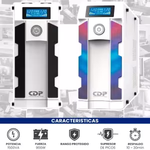 UPS CDP gaming G-SMART1516I 1500VA 900W 16 tomas RGB LCD