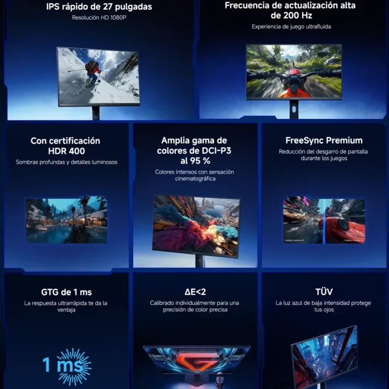 Monitor Xiaomi G27i 2026 27 pulgadas FHD 200Hz IPS gaming