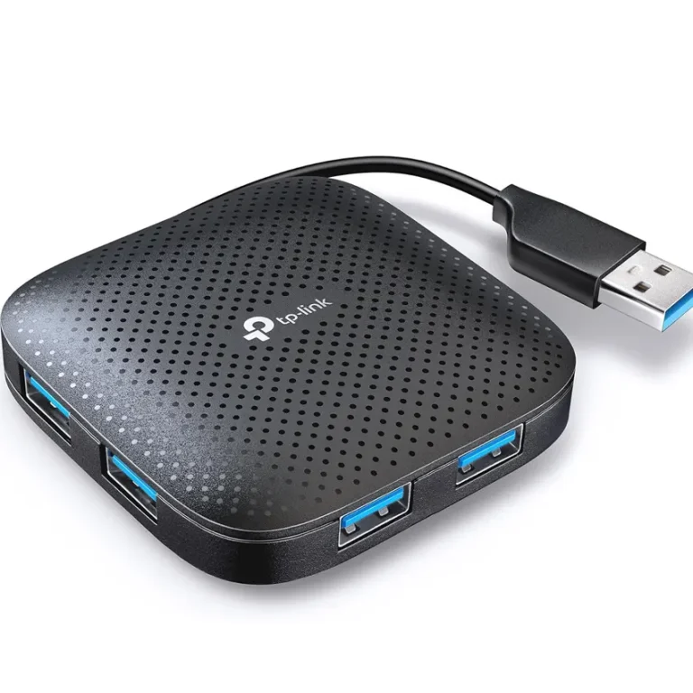 4 indicadores LED hub USB 3.0 TP-Link UH400 puertos activos