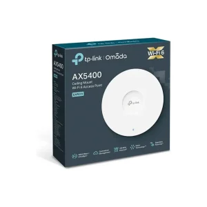 Access Point Wi-Fi 6 TP-Link Omada EAP670 AX5400 de Techo Doble Banda