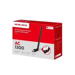 Adaptador USB Wi-Fi 5 Mercusys MA30H AC1300 Alta Ganancia