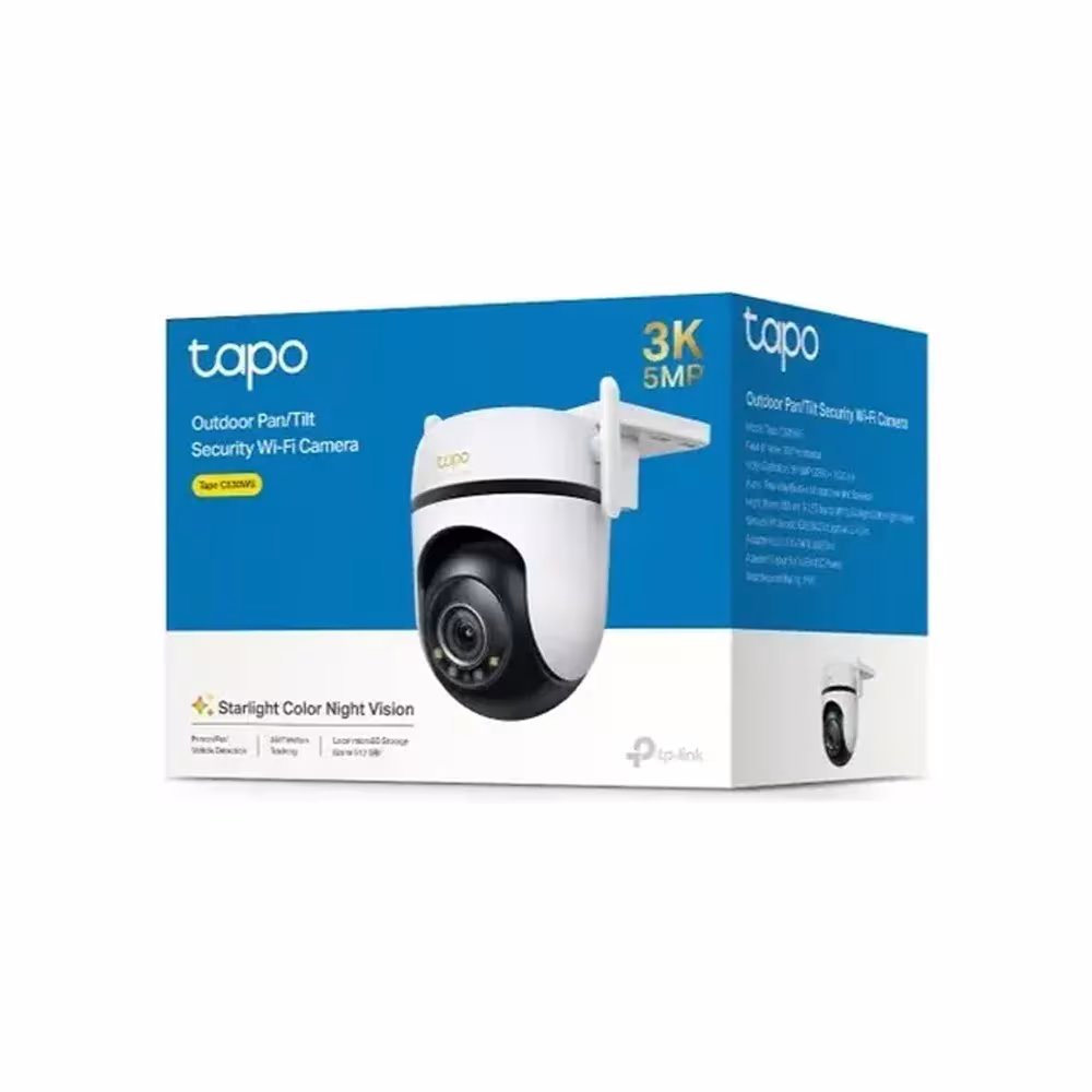 Cámara de Seguridad Wi-Fi Tapo C530WS Exterior Motorizada 360°