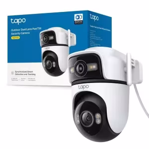 Cámara de Seguridad Wi-Fi Tapo C545D Exterior Motorizada 360° Doble Lente