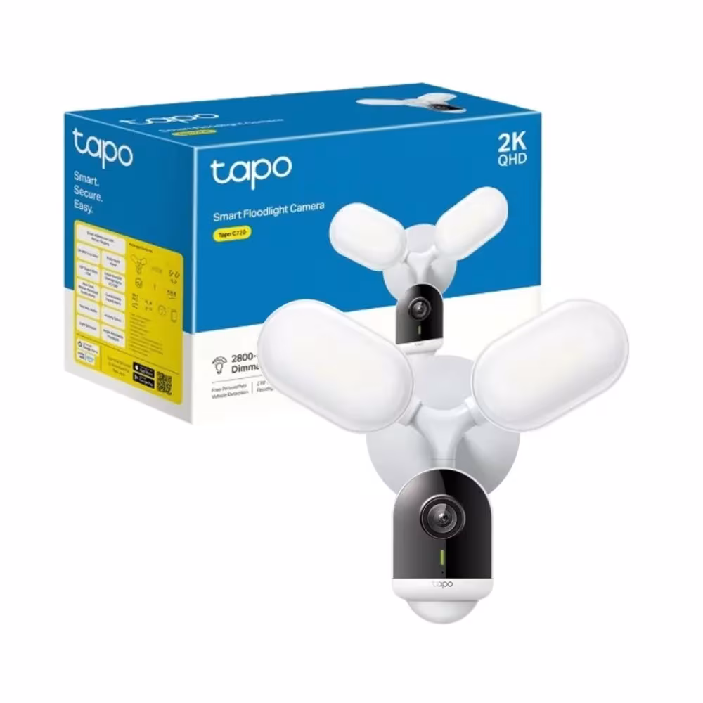 Cámara de Seguridad Wi-Fi Tapo C720 Exterior con Reflector
