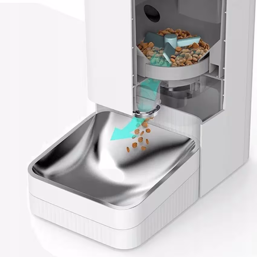 Comedero inteligente Xiaomi Smart Pet Food Feeder blanco 3.6L WiFi acero inoxidable