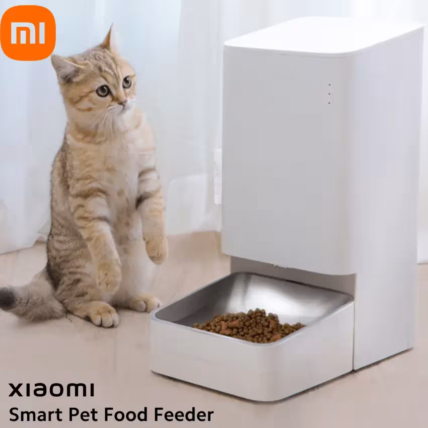 Comedero inteligente Xiaomi Smart Pet Food Feeder blanco 3.6L WiFi acero inoxidable