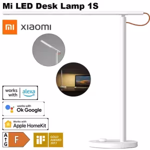 Lampara escritorio Xiaomi Mi LED Desk Lamp 1S blanca WiFi HomeKit Ra90