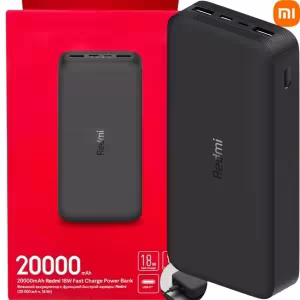 Power bank Xiaomi Redmi 20000mAh 18W PB200LZM negro carga rapida