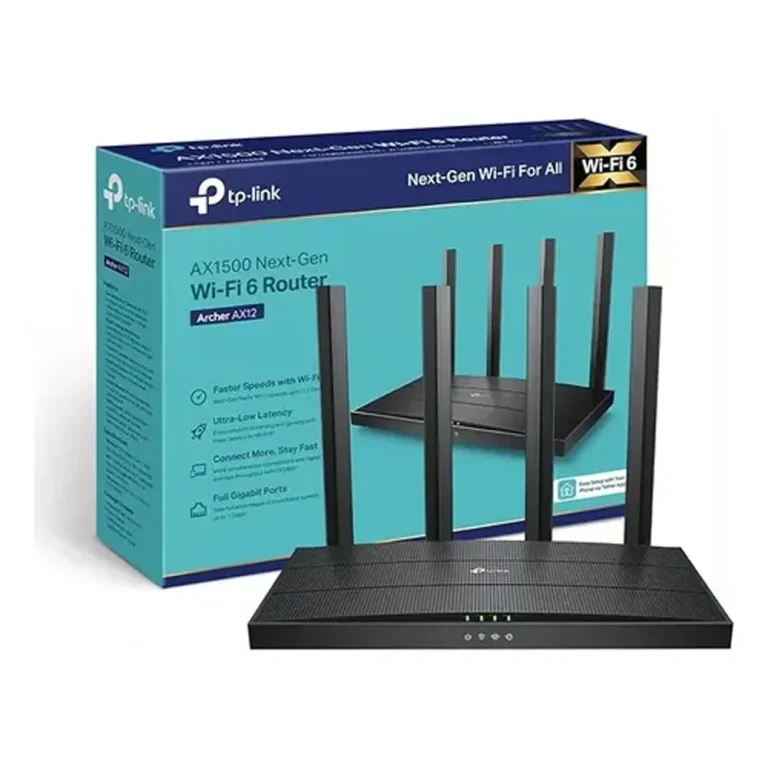 Router Wi-Fi 6 TP-Link Archer AX12 AX1500 Doble Banda