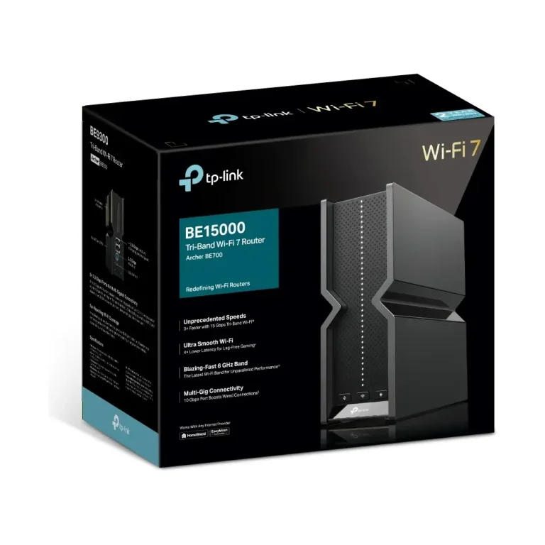 Router Wi-Fi 7 TP-Link Archer BE700 BE15000 Tri-Banda