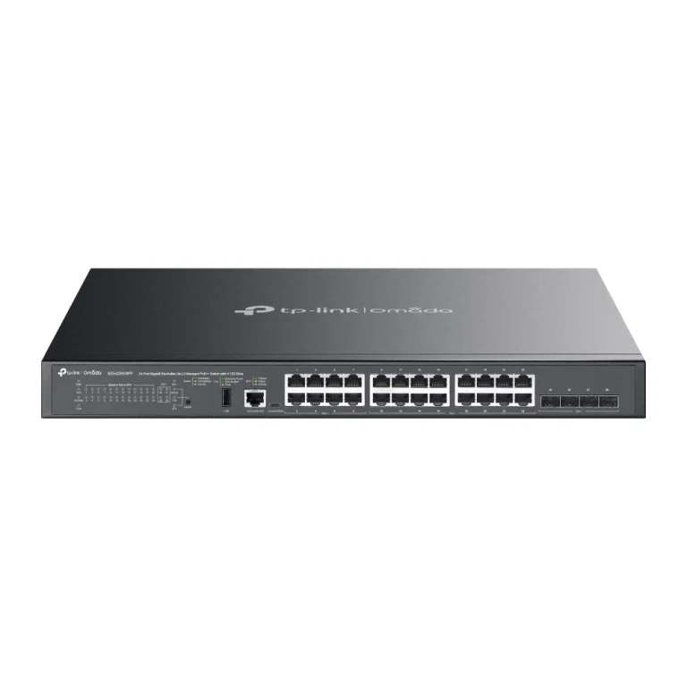 Switch 10G Administrable L3 TP-Link Omada SG5428XMPP 24 Puertos PoE++ Apilable