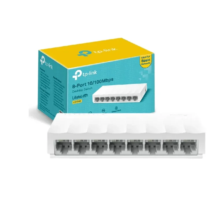 Switch Fast Ethernet TP-Link LS1008 8 Puertos de Escritorio