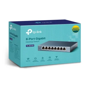 Switch Gigabit TP-Link TL-SG108 8 Puertos de Escritorio