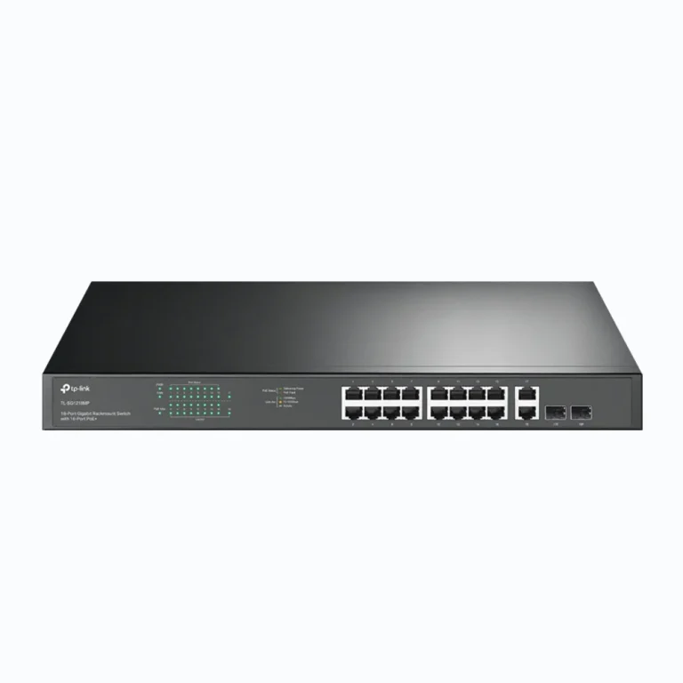 Switch Gigabit TP-Link TL-SG1218MP 18 Puertos con 16 PoE+ Rackeable