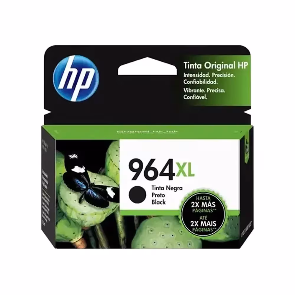 Tinta HP 3JA57AL (964XL) Negro (OfficeJet Pro 9010) 2,000 Páginas Tinta HP 964XL Negro 2,000 Páginas para OfficeJet Pro 9010 - Imagen 1