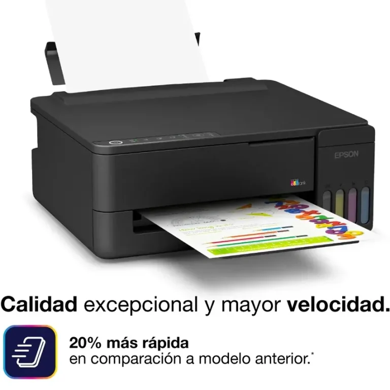 Impresora Epson EcoTank L1350 color inalámbrica Wi-Fi negra Heat-Free 11ppm