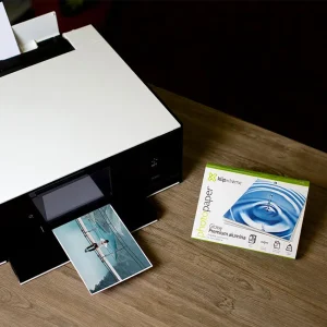 Superficie brillante papel fotográfico KPA-460 Klip Xtreme alúmina secado instantáneo