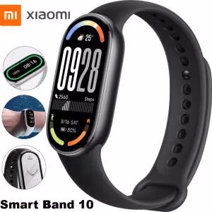 Pulsera Xiaomi Smart Band 10 Negro Medianoche AMOLED 1.72 150 deportes 21 días M2459B1