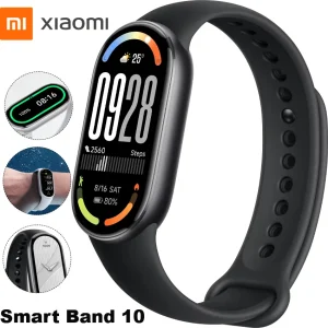 Pulsera Xiaomi Smart Band 10 Negro Medianoche AMOLED 1.72 150 deportes 21 días M2459B1