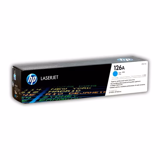 Cartucho de Toner HP CE311A Cyan 126A Original Cartucho de Toner HP CE311A Cyan 126A Original