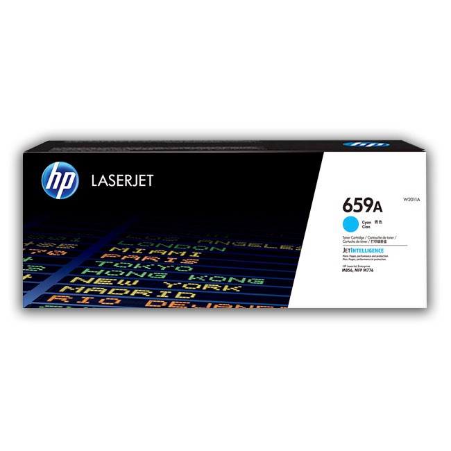 Cartucho Toner HP W2011A - 659A LaserJet Cyan Original