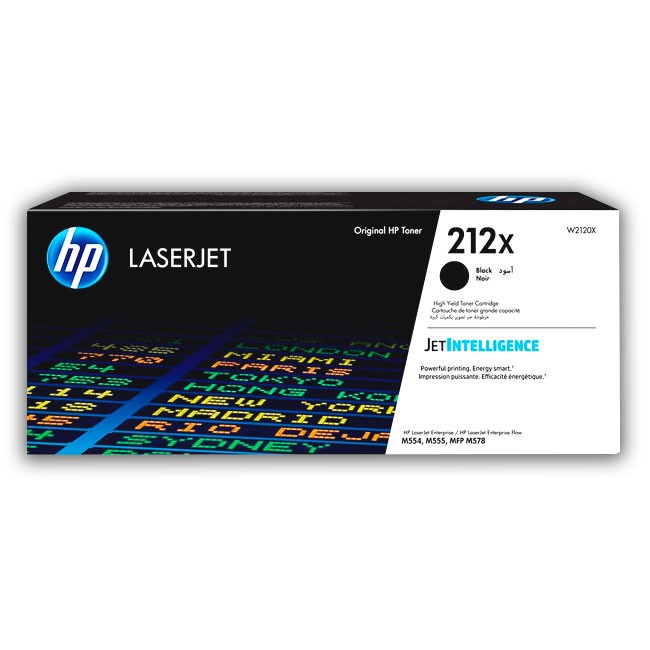 Cartucho Toner HP W2120X - 212X LaserJet negro Original