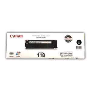 Toner Canon MF8580CDW, LBP7200CDBN 118 Negro Original