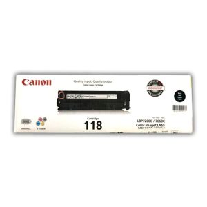 Toner Canon MF8580CDW, LBP7200CDBN 118 Negro Original
