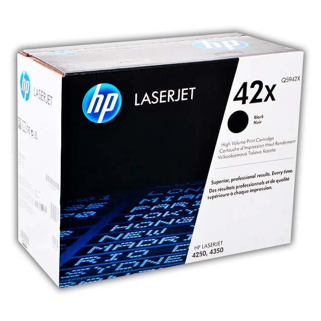 Toner HP LaserJet 4250n , 4240, 4350 42x Negro Toner HP LaserJet 4250n , 4240, 4350 42x Negro
